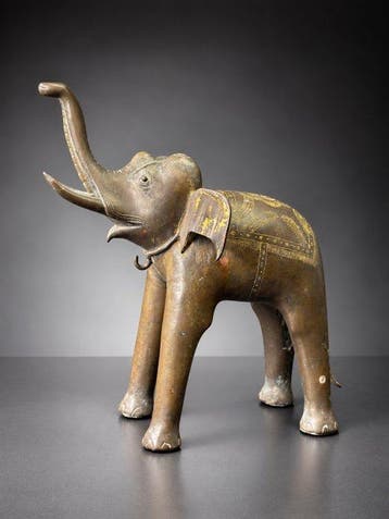 Eléphant - Période Mandalay - early 20th c. - Beeld -
