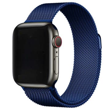 Apple Watch bandje Fiore - milanese - blauw - blauw / 44 ·, Verzenden, Nieuw