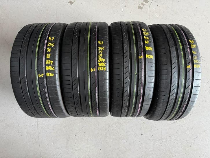245/35/18 225/40/18 * RSC Continental Zomerbanden 4.7mm 1324, Auto-onderdelen, Banden en Velgen, 18 inch, Zomerbanden, 245 mm