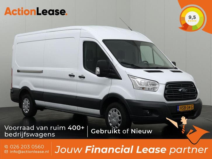 Ford Transit 20TDCi Wit occasion, Auto's, Bestelauto's, Te koop, Zwart, Handgeschakeld, Financial lease, BTW verrekenbaar, Diesel