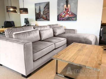 Loungebank Amsterdam - loungebanken - Creme, Nieuw, Stof