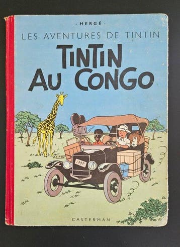 Tintin T2 - Tintin au Congo - B7 - 1 Album - Herdruk - 1952, Boeken, Nieuw