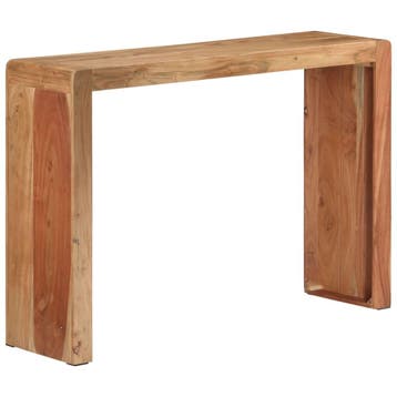 vidaXL Wandtafel 110x30x76 cm massief acaciahout, Huis en Inrichting, Verzenden, Nieuw, 60 cm of meer