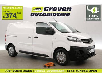 Opel Vivaro-e 75 kWh L2H1 | Snelladen | Airco | Camera |, Automaat, Wit, Elektrisch, Opel