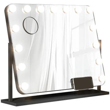 TRUUSK LED Make-upspiegel - 3 Lichtmodi - Dimbaar - Aanraakb, Verzenden, Nieuw