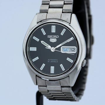 Seiko - 5 Automatic Day Date - Zonder minimumprijs -