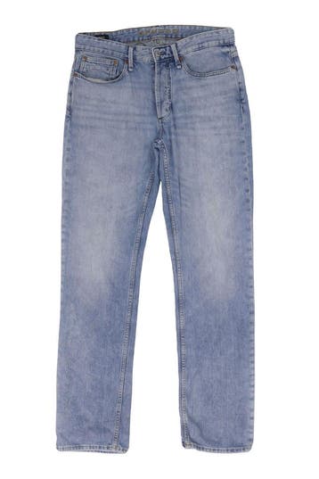 Denham Broek in maat W32 L34 Blauw, Verzenden, Zo goed als nieuw, Blauw, Denham