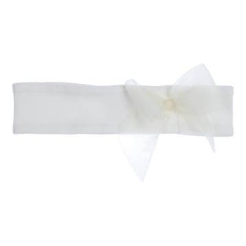 Gymp Headband Aerobic Bow Off Withe - Accessoiremaat 40, Kinderen en Baby's, Ophalen of Verzenden, Nieuw