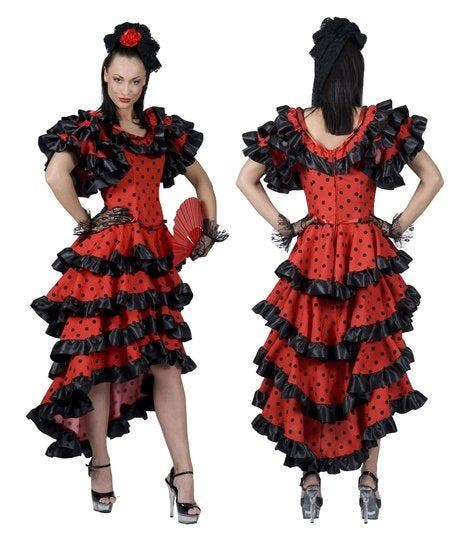 Spaanse Lady jurk Alessandra, Kleding | Dames, Carnavalskleding en Feestkleding, Nieuw, Ophalen of Verzenden