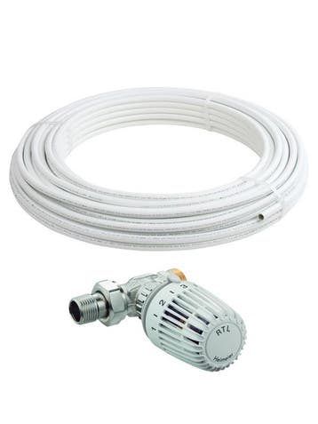 4 m2 vloerverwarming h.o.h 10 cm met rtl ventiel en buis, Ophalen of Verzenden, Nieuw, Overige typen