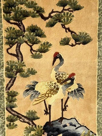 Chinaanse zijde - Vloerkleed - 95 cm - 46 cm, Nieuw