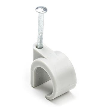 Buisclip | Q-link | 16 -19 mm (40 stuks, Rond, Grijs), Verzenden, Nieuw