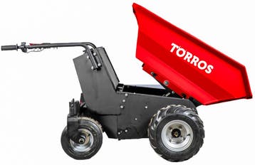 Elektrische dumper 4 wielen 220 liter 500kg 4 wielen elektri, Ophalen of Verzenden