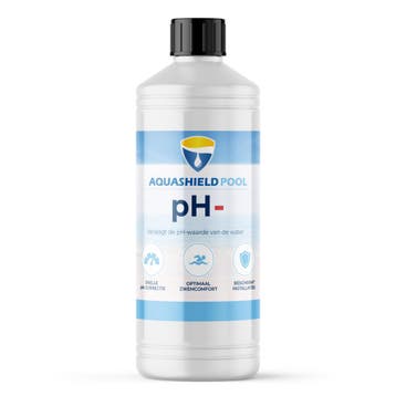 Aquashield Pool Aquashield pool ph min vloeibaar 1 liter,, Verzenden, Nieuw