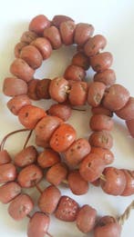 Handelskralen - ketting - Yoruba - Nigeria (Zonder, Antiek en Kunst, Kunst | Niet-Westerse kunst