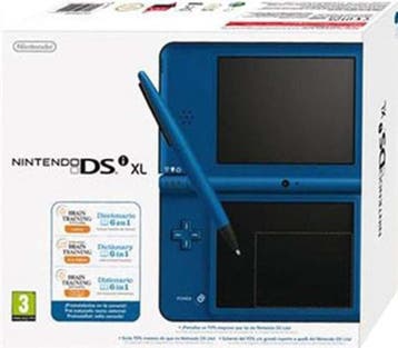 Nintendo DSi XL Blauw in Doos (Nette Staat), Spelcomputers en Games, Spelcomputers | Nintendo DS, Ophalen of Verzenden, Zo goed als nieuw