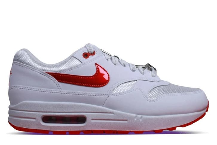 Nike Air Max 1 Valentines Day White • 43 44 46, Kleding | Heren, Schoenen, Sneakers of Gympen, Ophalen of Verzenden