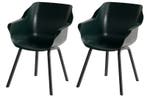 Hartman Sophie Element dining armstoel- night green - 2 st., Tuin en Terras, Tuinstoelen, Verzenden, Nieuw, Overige materialen