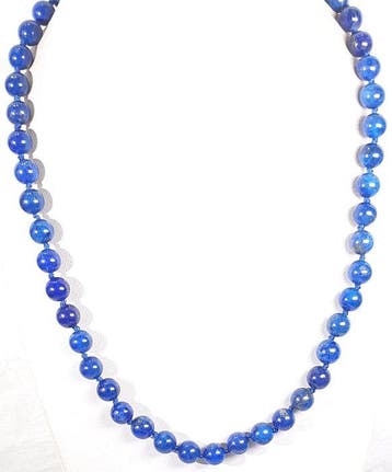 Lapis lazuli NATUURLIJK Afghanistan - 925 zilver, verguld -, Verzamelen