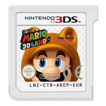 3DS Super Mario 3D Land NOT FOR RESALE - Kiosk Demo, Spelcomputers en Games, Verzenden, Zo goed als nieuw