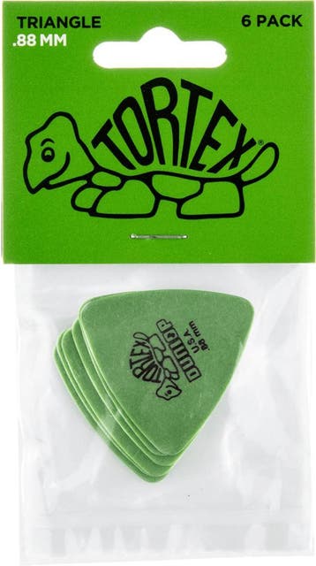Jim Dunlop 431P088 Tortex bas plectrum 0.88 mm 6-pack, Muziek en Instrumenten, Instrumenten | Toebehoren, Verzenden, Nieuw, Elektrische basgitaar
