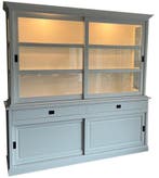 Buffetkast wit Putten 220cm soft close - led verlichting, Ophalen of Verzenden, Nieuw