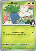 Erikas Oddish 001/217 Ascended Heroes, Ophalen of Verzenden, Nieuw, Losse kaart, Foil