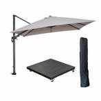 Garden Impressions Hawaii zweefparasol 300x300 cm carbon, Tuin en Terras, Verzenden, Nieuw