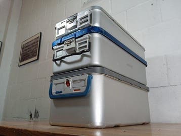 sterilisatiecontainer - Vintage sterilisatiecontainers -, Antiek en Kunst