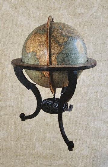 Stof Oude wereldkaarten exclusief - Artmaison Limited -