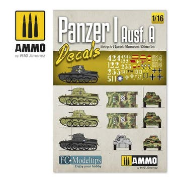 Mig - 1/16 Panzer I Ausf. A. Decals (4/20) * - MIG8060, Verzenden, Nieuw