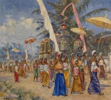 Adriaan Adri Visser (1887-1969) - Feestelijke optocht /