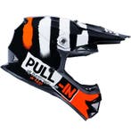 Kinder Crosshelm Pull-in Oranje - M (49-50cm) L (51-52cm), Motoren, Verzenden, Nieuw met kaartje, Offroadhelm