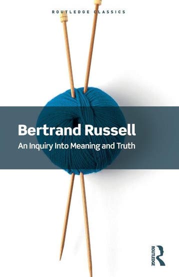 An Inquiry Into Meaning And Truth | Bertrand Russell | Nieuw, Boeken, Ophalen of Verzenden, Nieuw, Bertrand Russell
