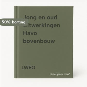 Jong en oud Uitwerkingen Havo bovenbouw 9789461100900 LWEO, Boeken, Verzenden, Gelezen, LWEO