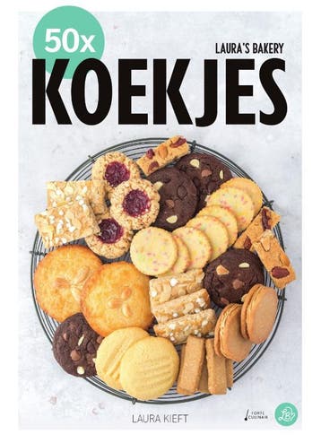 50X Koekjes - LauraS Bakery | Laura Kieft | Nieuw, Ophalen of Verzenden, Nieuw, Laura Kieft