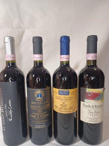 204 Podere Il Poggiolo, 2003 Beato, 2001 Terra Rossa & 2004, Verzamelen, Wijnen, Nieuw