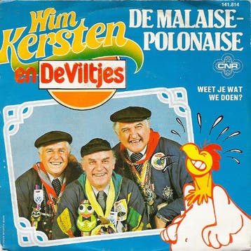 vinyl single 7 inch - Wim Kersten en De Viltjes - De Mala..., Verzenden, Zo goed als nieuw, 7 inch, Nederlandstalig