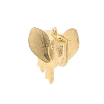 Gouden hanger van een olifant (Hanger of bedel), Ophalen of Verzenden, Gebruikt, Goud, Overige merken