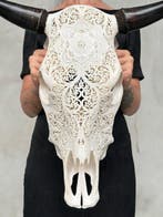 GEEN RESERVEPRIJS - Authentiek Grote Witte Handgesneden, Antiek en Kunst