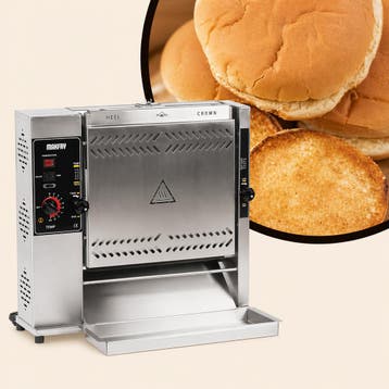 Makfry Doorlooptoaster | VERTCAL BUN-TOASTER EKM-41 | 350 B, Ophalen of Verzenden, Nieuw in verpakking