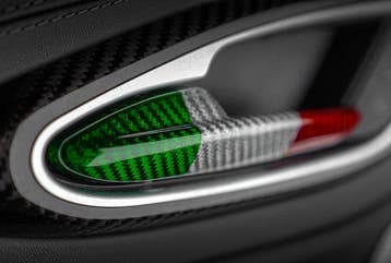Alfa Romeo Giulia / Stelvio Carbon Fiber deurhendel cover, Auto diversen, Verzenden