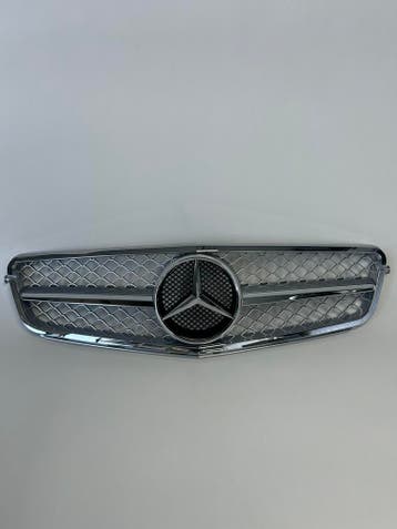 Mercedes C63 AMG grille C-klasse W204 (Zilver) 2011+, Ophalen of Verzenden, Nieuw, Voor, Mercedes-Benz