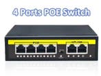 48V PoE Switch 4 Poort 100Mbps 2 Uplink, Verzenden, Nieuw