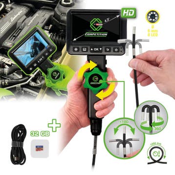 Competition Inspectiecamera HD-videoscoopset Ø6,0mm, Verzenden, Nieuw