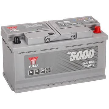 Yuasa Ybx5000 Ybx5019 Accu 100Ah 353X175X190, Verzenden