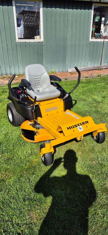 Hustler Raptor 42 Mulch Kawasaki 23PK 2 Cilinder., Ophalen, Gebruikt, Hustler Raptor, Mulchfunctie