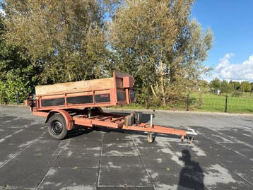 Zelfbouw Kipper 250 x 130 cm elektrische bediening 750 kg, Auto diversen, Ophalen, Gebruikt