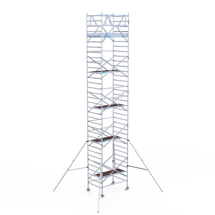 Rolsteiger Original 135x190 11,2m werkhoogte vrijstaand, Doe-het-zelf en Verbouw, Steigers, Rolsteiger of Kamersteiger, Nieuw