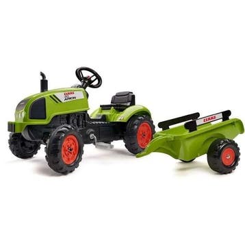 FALK Claas traptrekker met aanhanger (voertuig voor kind), Verzenden, Nieuw